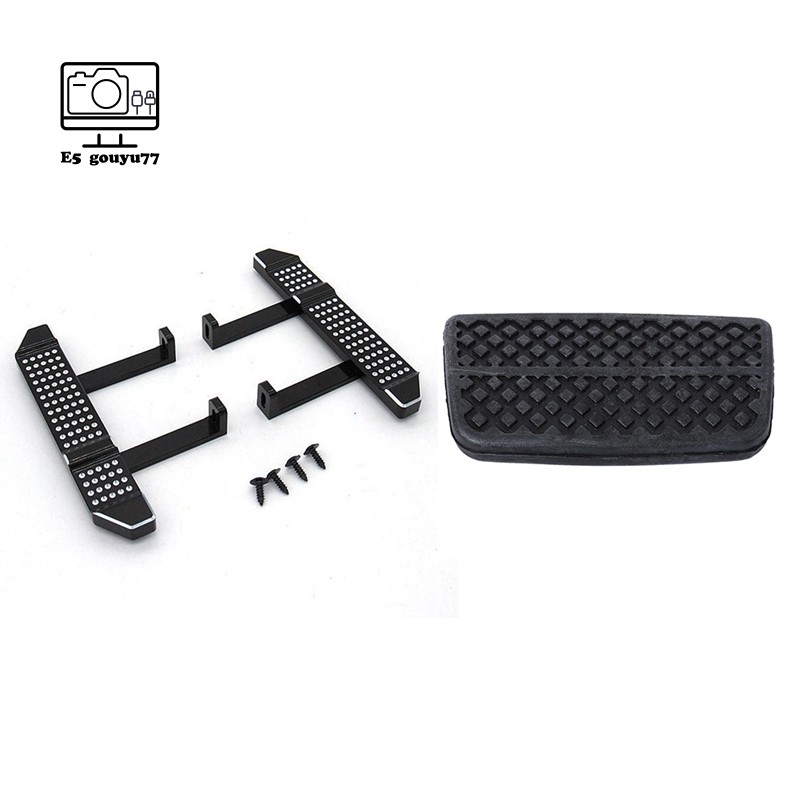 1 Set Metal Pedal Side Plate Slider & 1 Set Metal Steering Joint Drive Shaft Accessories