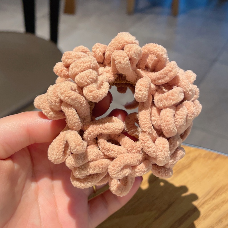 Dây Buộc Tóc Vải Nhung Co Giãn Thiết Kế Thời Trang Thu Đông Cho Nữ