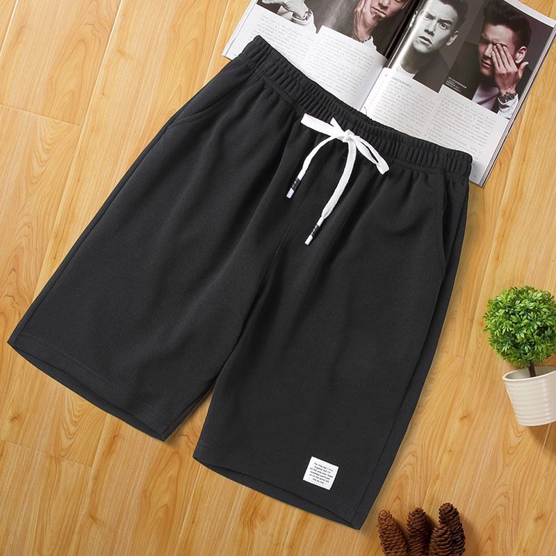 Quần Short Lưng Thun Rút Dây Phong Cách Hàn Quốc Cho Nam