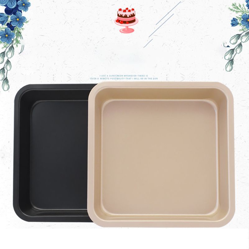 Khay Nướng Bánh 9 &quot;Chống Dính Hình Vuông Tiện Dụng