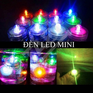 Đèn LED Mini Tròn Để Được Dưới Nước Trang Trí Bể Cá, Hồ Cá.