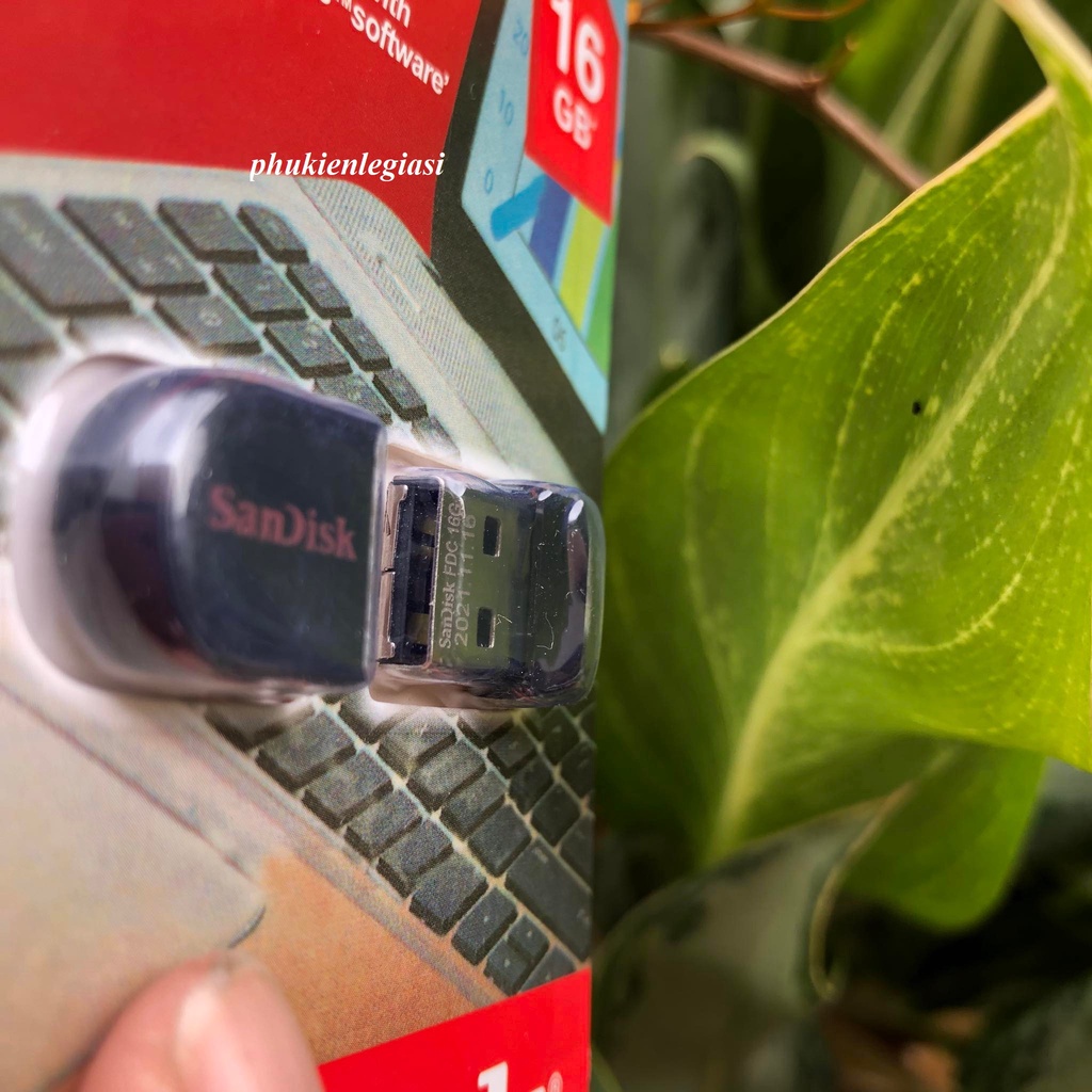 USB Sandisk Cruzer Fit LOẠI 16GB 32GB 2.0 mini siêu nhỏ bảo hành Tại Shop