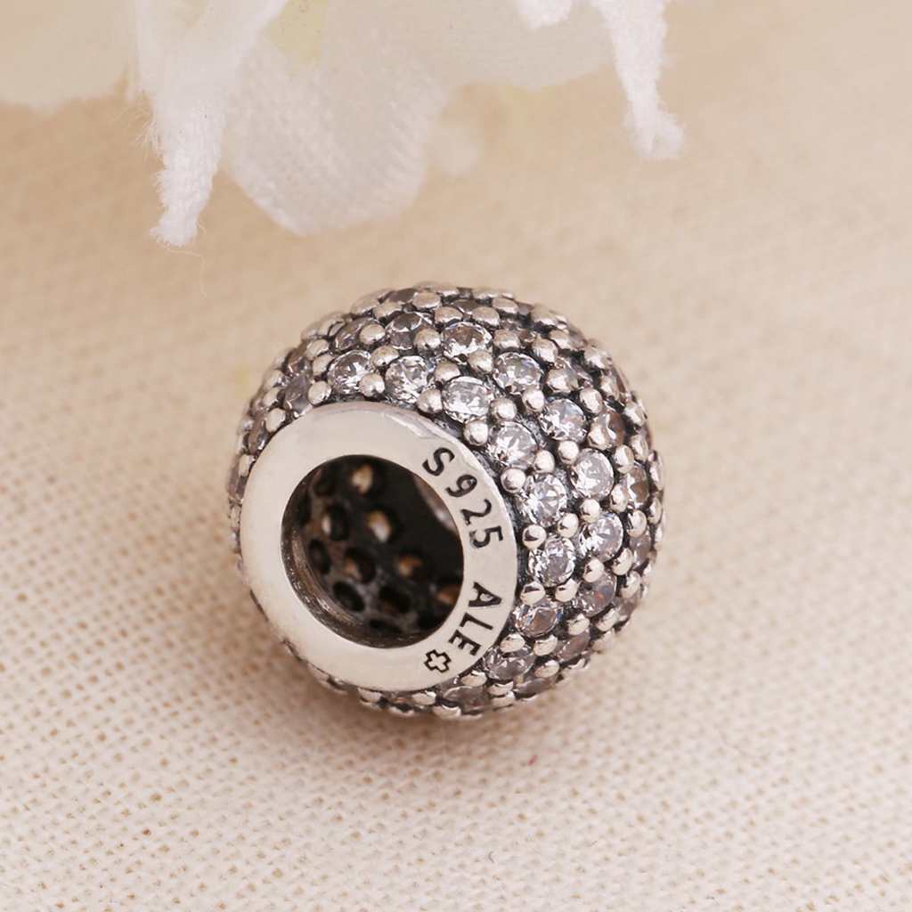 Hạt Trắng Pave Để Làm Vòng Tay Thủ Công