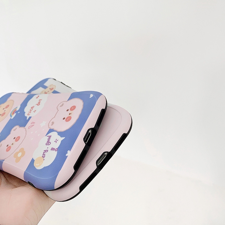 Ốp iphone - Ốp lưng imd cong Đường kẻ gấu 6plus/6splus/7/8/7plus/8plus/x/xs/xsmax/11/11promax - Awifi Case T3-8(BX) | BigBuy360 - bigbuy360.vn