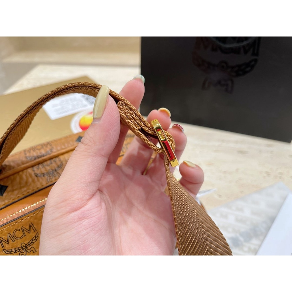 MCM Túi Đeo Chéo Phong Cách Vintage Hàn Quốc Thời Trang Cho Nữ