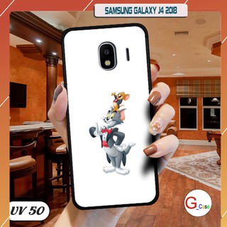 Ốp điện thoại Samsung Galaxy J4 2018 - lưng nhám viền dẻo