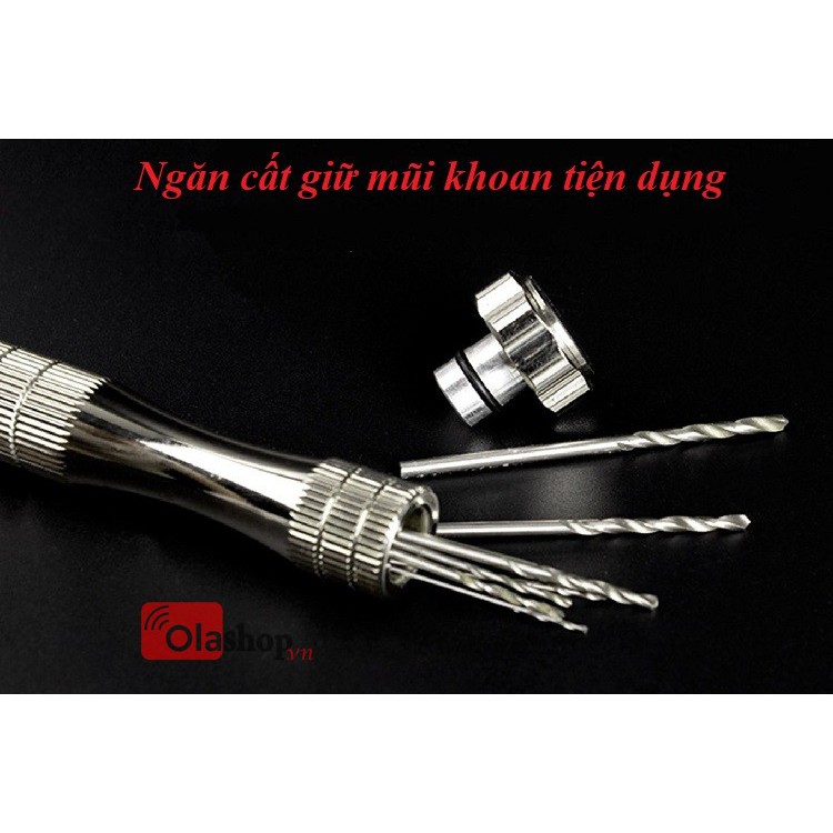 Khoan mini cầm tay kẹp mũi 05mm đến 3mm