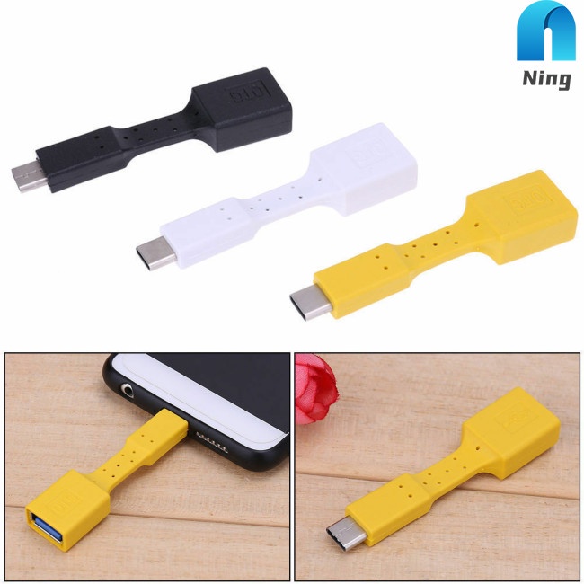Dây Cáp Chuyển Đổi Cổng Type-c Sang USB 3.0 Micro USB otg Cho Điện Thoại Android
