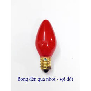 Bóng đèn quả nhót thắp đèn thờ màu đỏ ,trắng