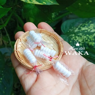Bánh bao sữa mini food 01- mô hình 1/12