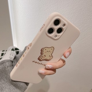 Sale 73% Ốp lưng iphone vuông cạnh hình Iphone X/Xs , white bear, Giá gốc 59000đ - 12H82-2