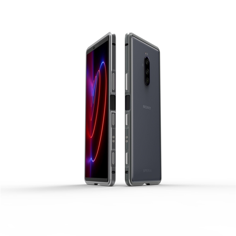 Ốp điện thoại kiểu giáp mềm khung kim loại cho Sony Xperia XZ4 XZ3 Xperia 1
