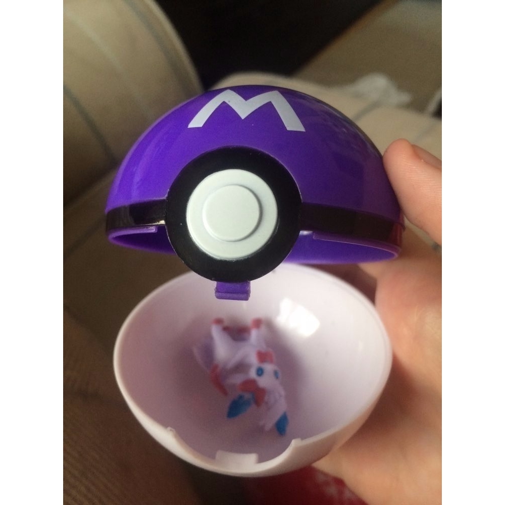 1 Quả Cầu Pokemon 7cm + 1 Mô Hình Đồ Chơi