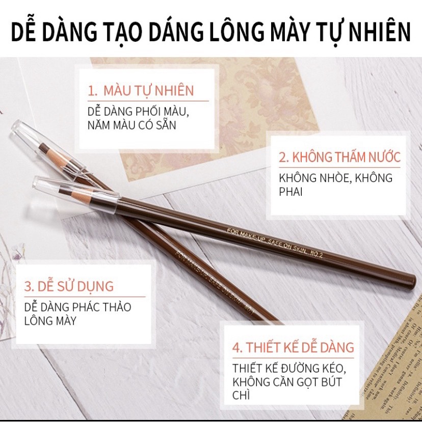 Chì Xé Phẩy Sợi Chân mày Haohzuang Ting Store