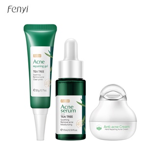 Fenyi Bộ 3 Sản Phẩm Chăm Sóc Da Chiết Xuất Cây Trà Hỗ trợ giảm mụn Dưỡng Ẩm Dịu Nhẹ