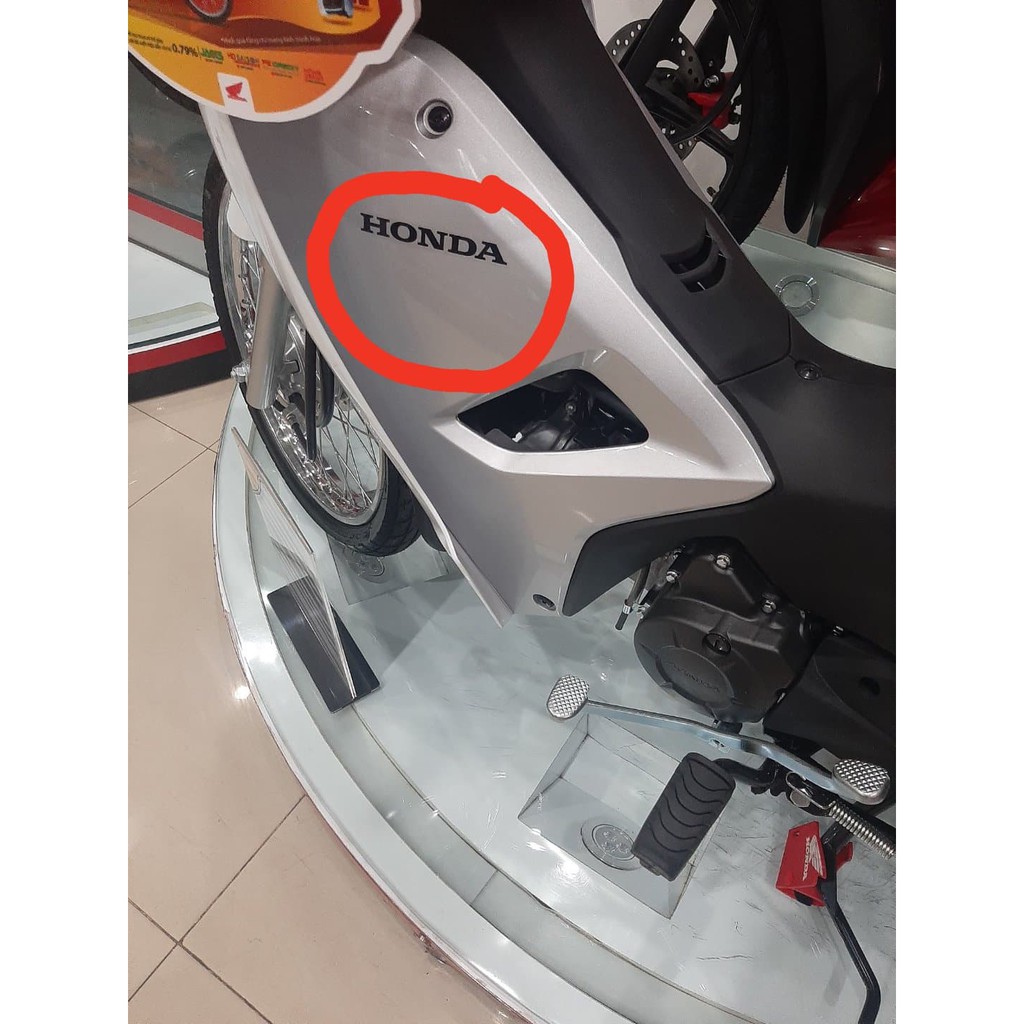 Tem chữ honda (110mm) anpha 100 110 honda giá 1 bên