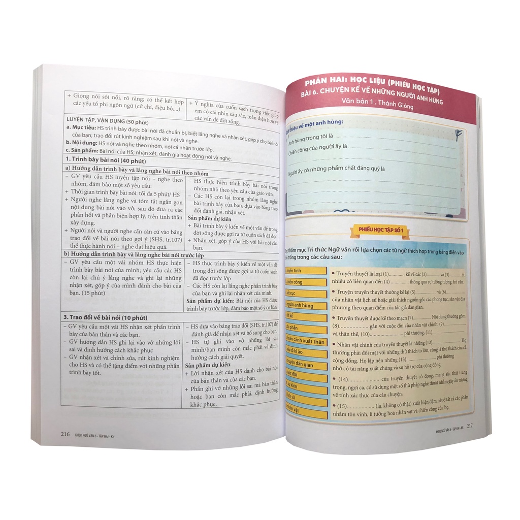 Sách Kế hoạch bài dạy Ngữ Văn 6 tập 2