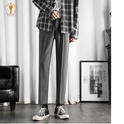 Quần Âu, Tây Baggy Nam TRAZ Màu Xám, Xanh, Đen Ống Phom Rộng, Suông.