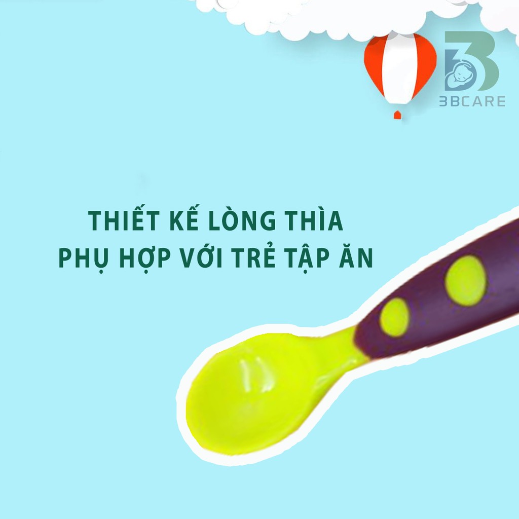 Bộ thìa dĩa tập ăn dặm Kichi cho bé (ảnh thật)