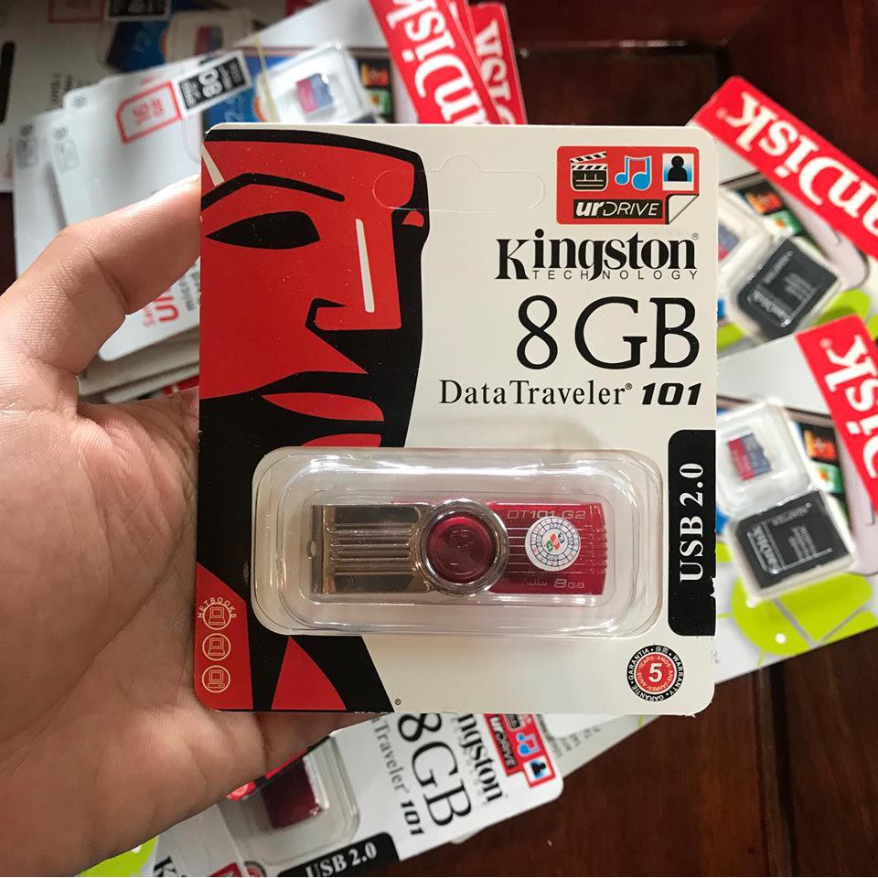 USB 8GB KINGSTON DT101 CHÍNH HÃNG