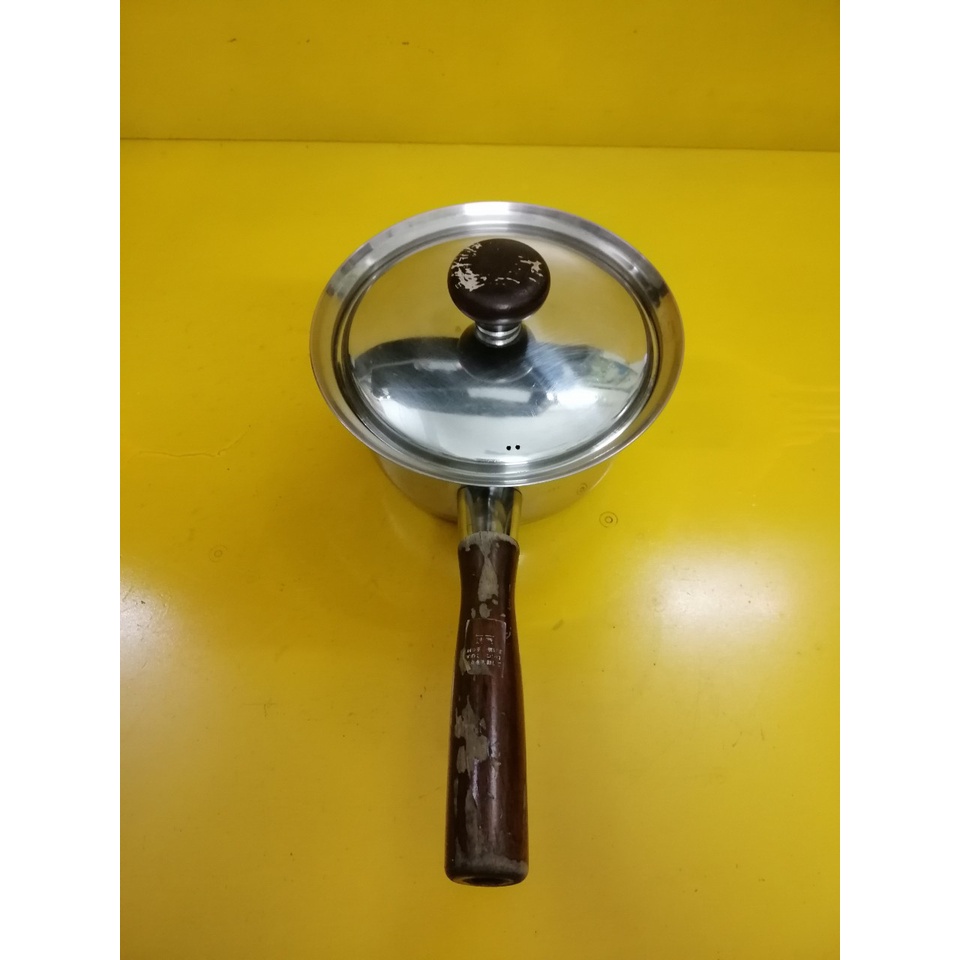 Quánh inox nội địa Nhật, size 18cm, cao 9cm (mã 785), Dùng được bếp từ