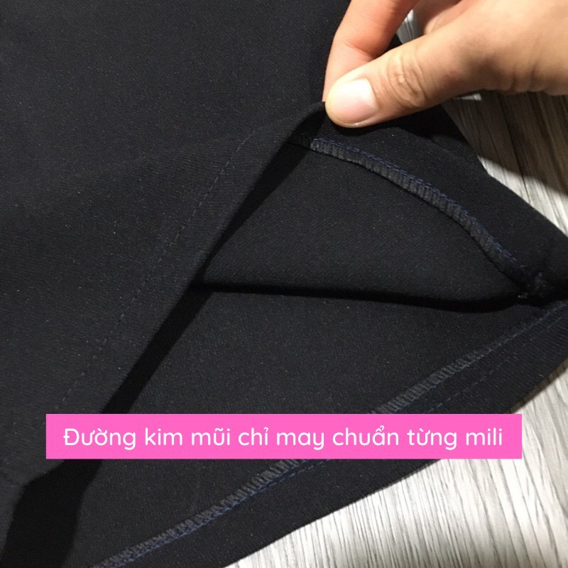 Quần short đùi nữ lưng cao kaki ống rộng mặc nhà thoải mái HN CLOTHING Q1