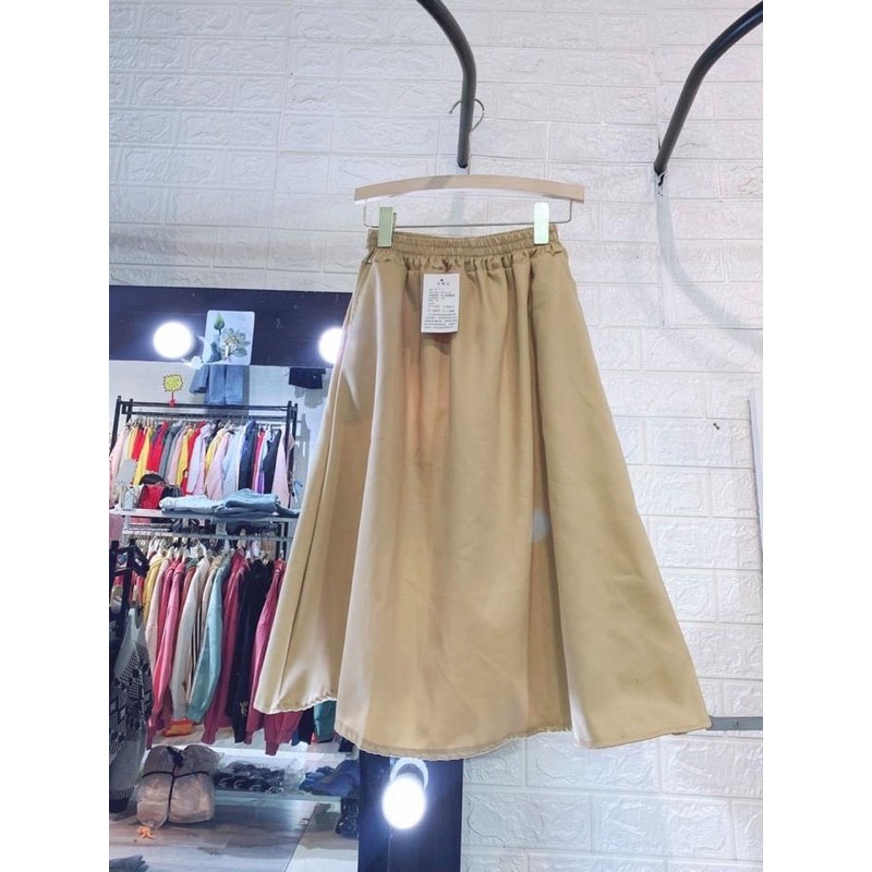 [GIÁ HUỶ DIỆT] Chân Váy Trơn Dáng Dài 3 Màu - Chân Váy Vintage Phong Cách Hàn Quốc(ảnh thật chụp gương) | BigBuy360 - bigbuy360.vn