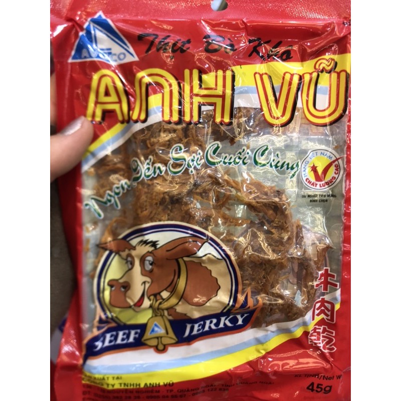 Thịt bò khô Anh vũ