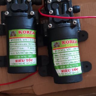 Máy bơm tăng áp mini 12v