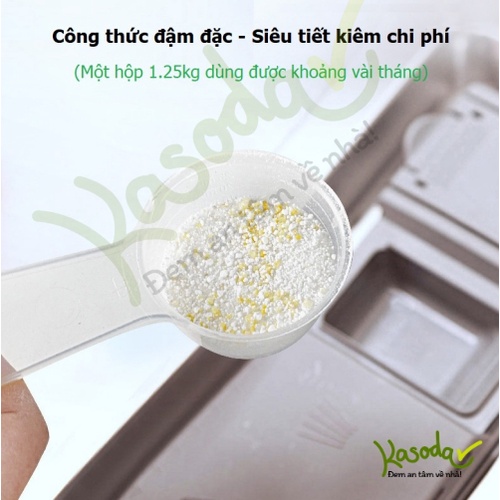 Bột rửa bát chén không mùi Almawin 1250g dùng cho máy rửa bát