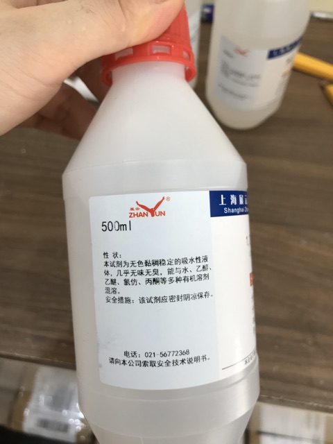 Hóa chất Propylene glycol C3H8O2 lọ 500ml PG propylen glycol CAS 57-55-7 1,2 propanediol