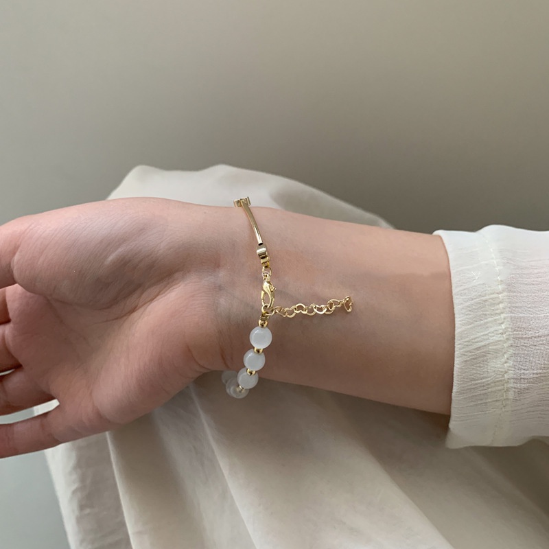 Vòng Tay Bạc Mặt Hình Trái Tim Thời Trang Thanh Lịch Cho Nữ