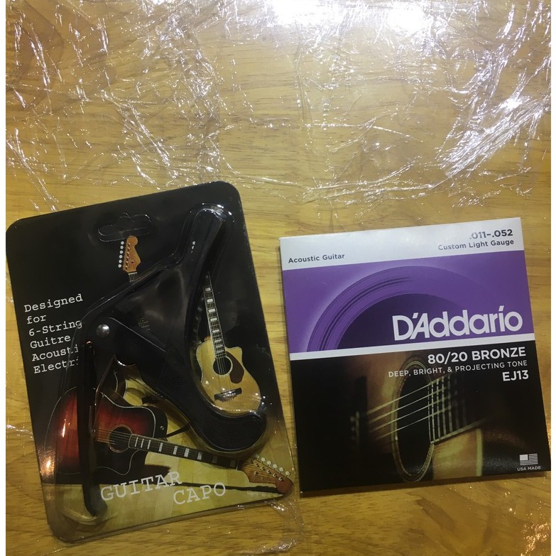 Combo dây d'addradio và capo fender