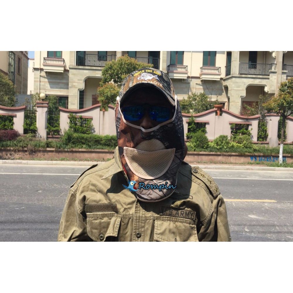 Nón vành rộng họa tiết rằn ri chống tia UV chống thấm nước thời trang mùa hè cho nam