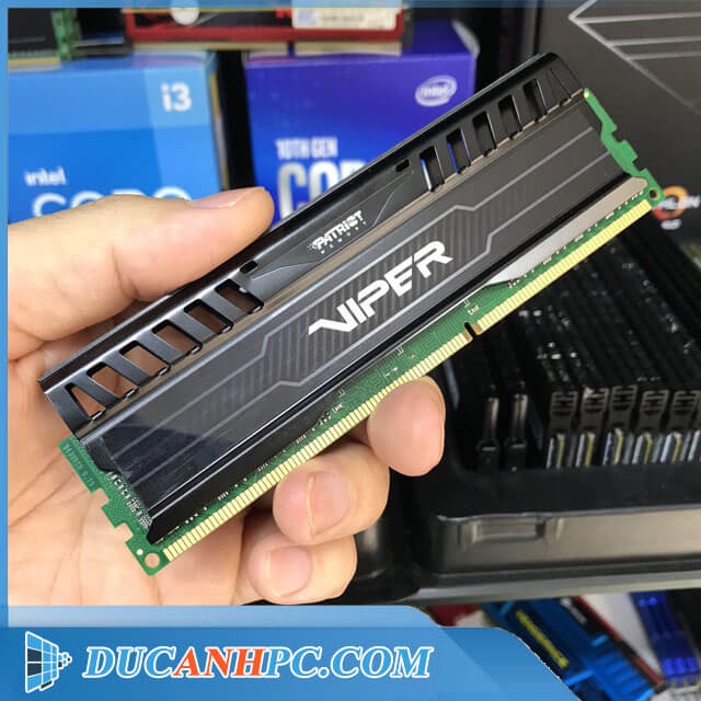 Ram DDR3 PATRIOT VIPER 4Gb Bus 1600 - Tản nhiệt thép - Bảo hành 3 tháng