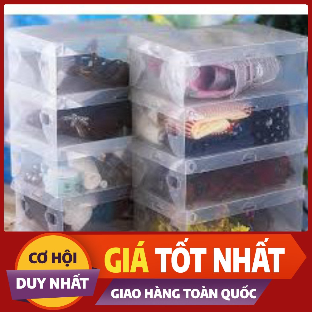 [GIẢM GIÁ SỐC]- Combo 5 hộp đựng giày trong suốt -[shop uy tín]