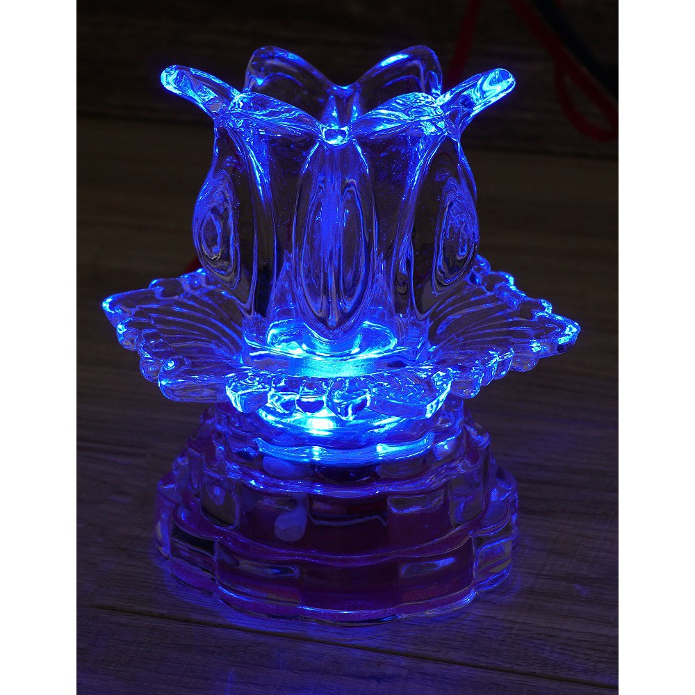 Đèn Hoa Thủy Tinh có Led đổi màu (F20)