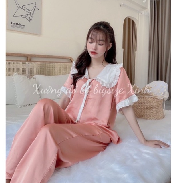 Bộ Tiểu Thư Bigsize 50-100kg mặc ơr nhà siêu dễ thương