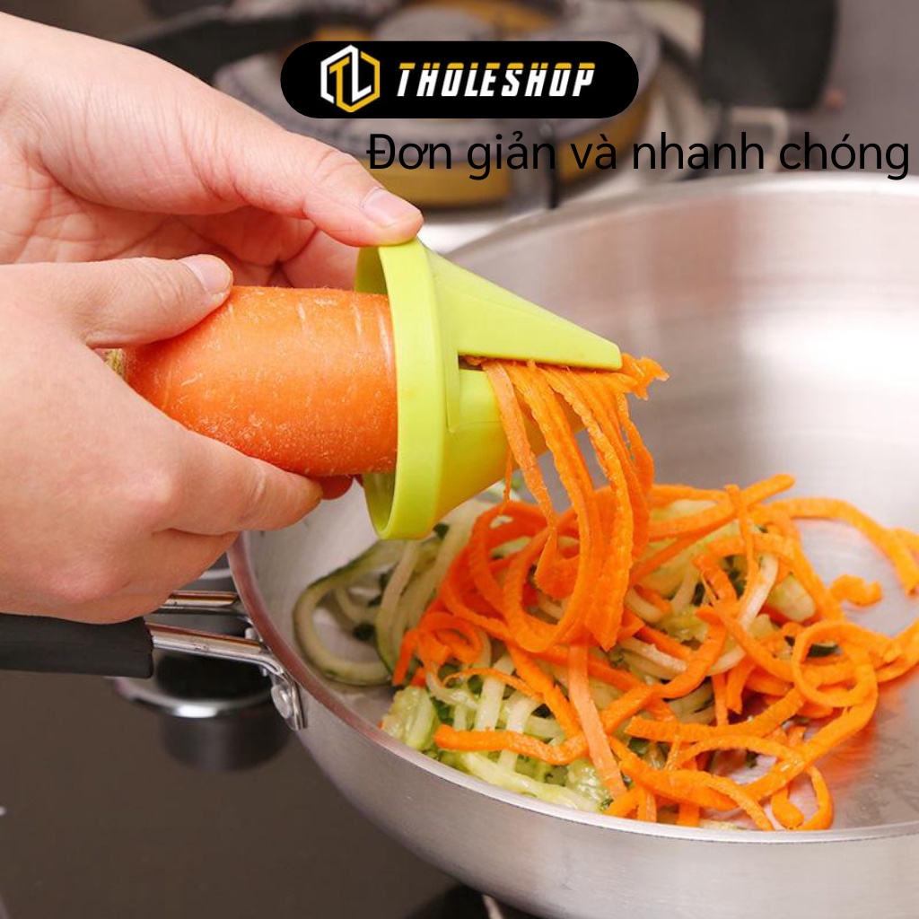 Đồ Bào Sợi - Dụng Cụ Hình Phễu Xoắn Ốc Bào Sợi Củ Quả Tiện Lợi, Nhanh Chóng 8219