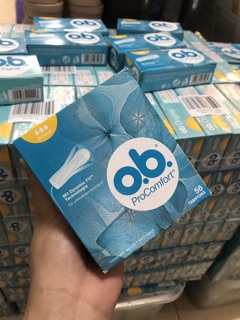 BĂNG VỆ SINH TAMPON O.B DẠNG NÚT