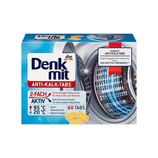 { XẢ KHO} Viên vệ sinh máy giặt Denkmit Anti Kalk Tabs, 60 viên D11