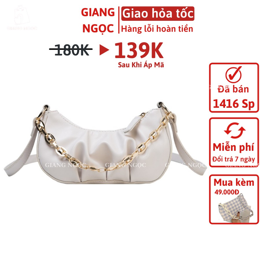 Túi Xách Nữ Xếp Ly Thời Trang Sành Điệu | BigBuy360 - bigbuy360.vn