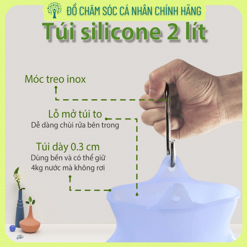Túi thụt tháo đại tràng, thải độc cà phê, thải độc đại tràng TopQuaFocus TOP2
