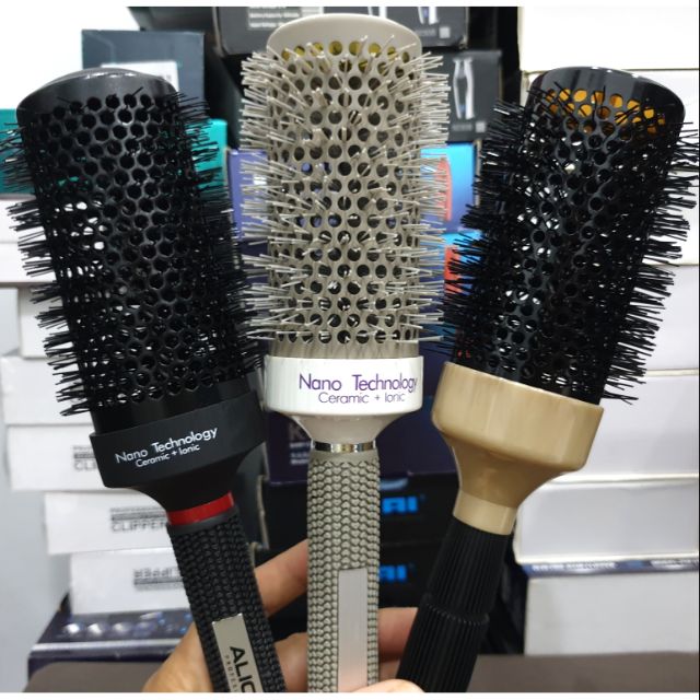 Lược Sấy Nhôm Nano Size Bự 53, Lu Sấy Đại, Lược Nano Chuyên Sấy Cúp Tạo Kiểu Cho Anh Em Thợ Tóc.(Ảnh thật)