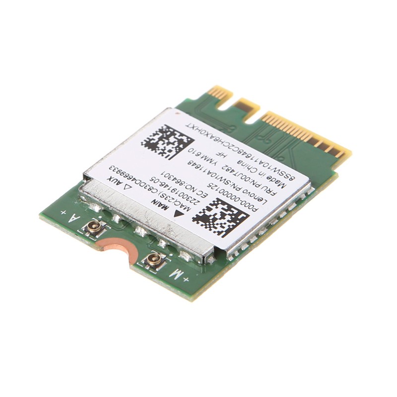 Card không dây 2.4 + 5 Ghz 433m Bluetooth V4.0 Ngff M.2 Cho Rtl8821Ae tiện dụng