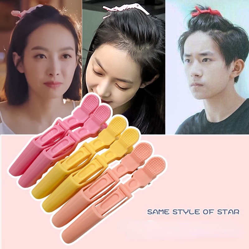 Kẹp Tóc Cá Sấu Lớn Không Đường May Đặc Biệt Kiểu Hàn Quốc Cho Họa Sĩ / Trang Điểm