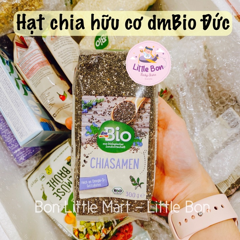 Hạt chia hữu cơ enerBio Đức 300gr bay air_Date 16/02/2024