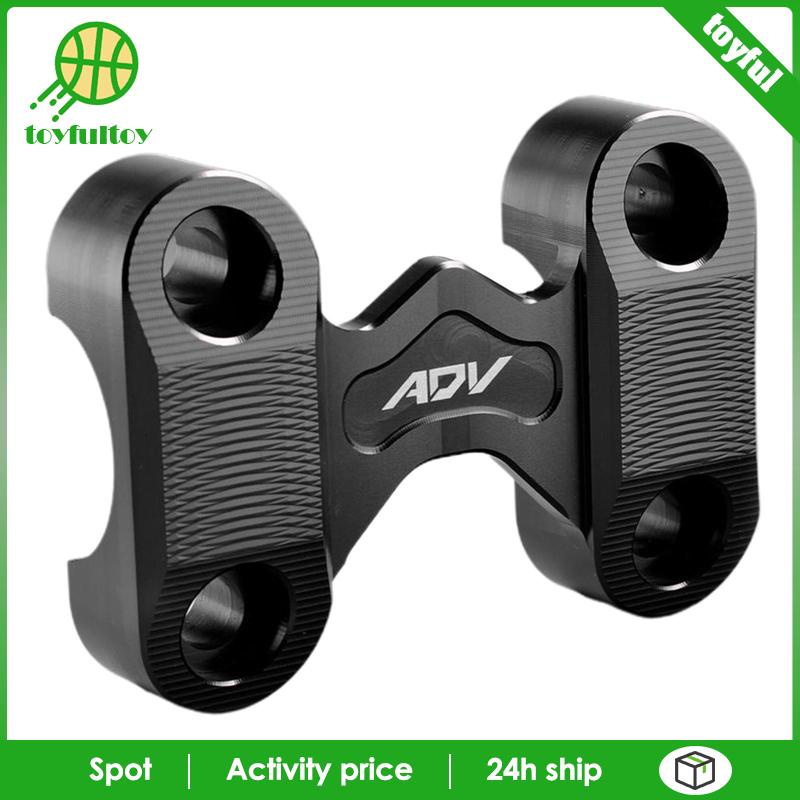 Kẹp Tay Cầm Bằng Nhôm Màu Đen Cho Honda ADV 150 2019 2020