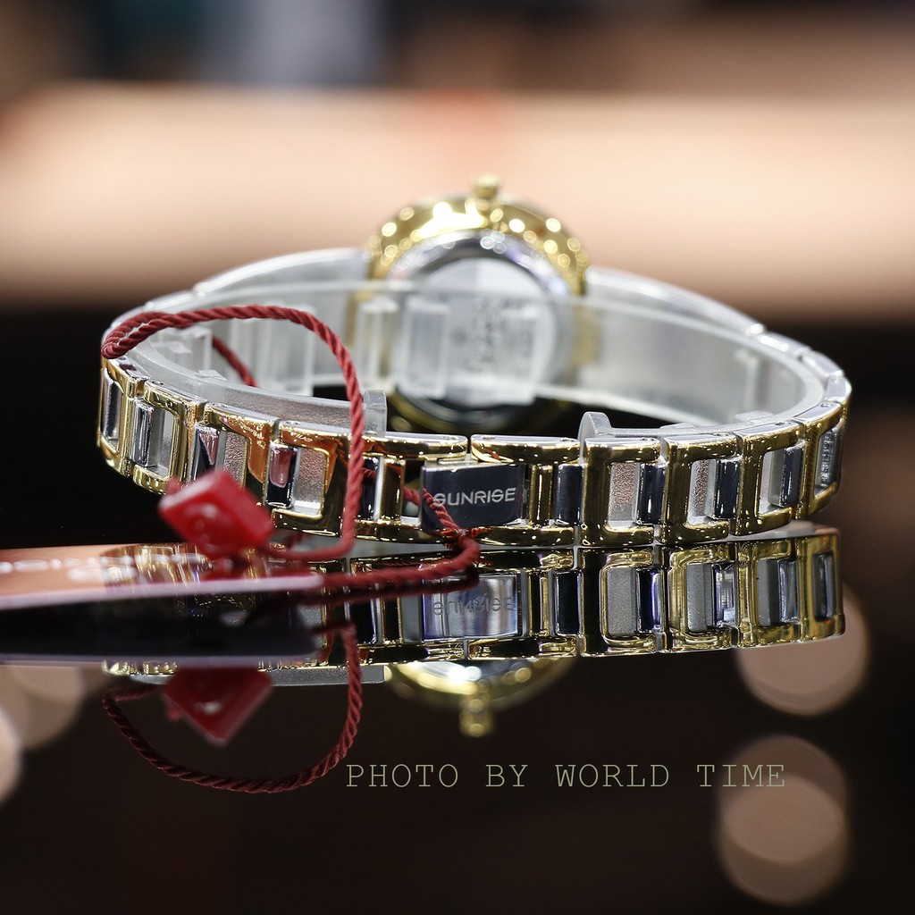 Đồng hồ, đồng hồ nữ Sunrise 9925SA , chính hãng full box , kính sapphire chống xước , chống nước 3atm , Dây Thép
