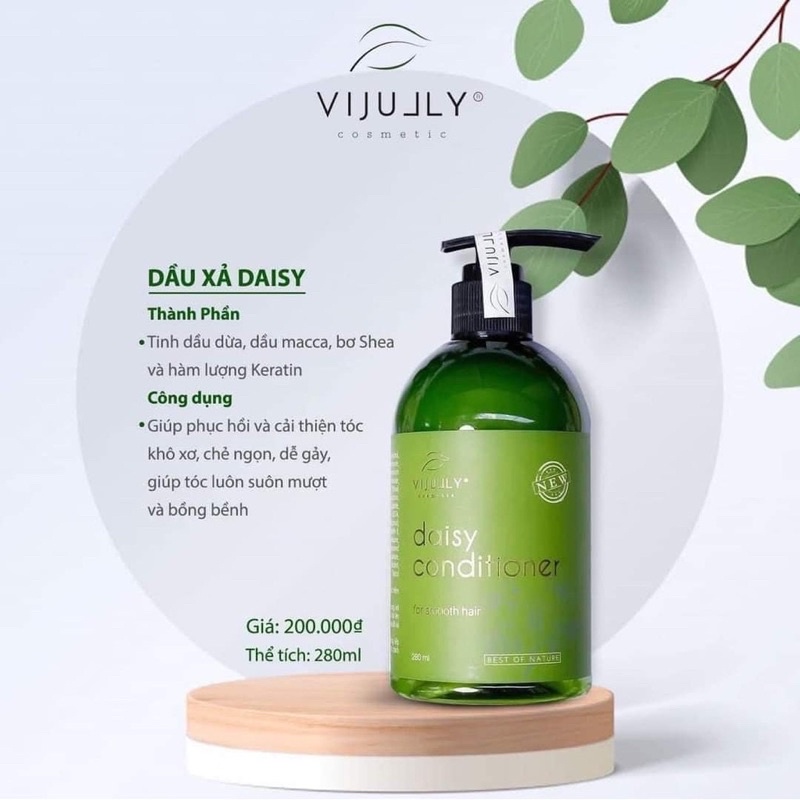 Dầu xả Vịjully cho mái tóc bóng mượt